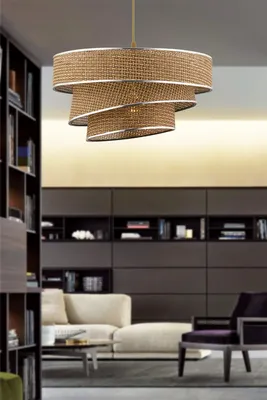 Immagine prodotto di Opviq, Couper Hazeran - Beige, Argento, Lampadario, Beige, Corpo in metallo, 40 x 40 x 72 cm