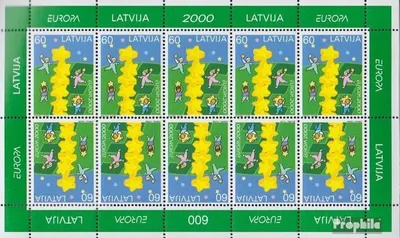 Produktbild von Briefmarken Lettland 2000 Mi 519Klb Kleinbogen (kompl.Ausg.) postfrisch Europa
