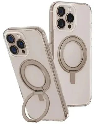 Zdjęcie produktu dla Etui Uniq Swivix 360 Rotating Kickstand Case do iPhone 16 Pro Max - złote