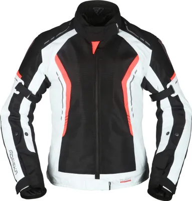 Produktbild von Modeka Khao Air Damen Motorrad Textiljacke, schwarz/hellgrau, 38