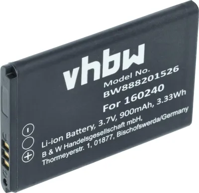 Produktbild von vhbw Akku Ersatz für Steelseries 160240 für Wireless Headset Kopfhörer (900 mAh, 3,7 V, Li-Ion)
