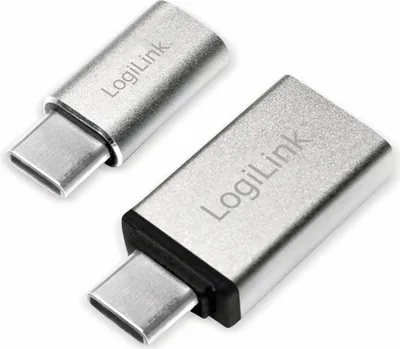 Immagine prodotto di LogiLink AU0040 Set di adattatori USB-C 2 pezzi argento (PL)