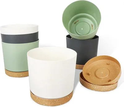 Produktbild von Famanu Blumentopf 6er Set - 3 Farben, Ø 16 x H 15 cm
