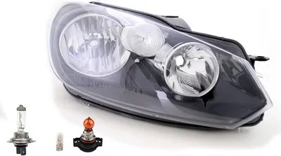 Produktbild von Johns, Scheinwerfer + Blinkersockel passend für VW Golf VI 5K1 rechts + Leuchtmittel