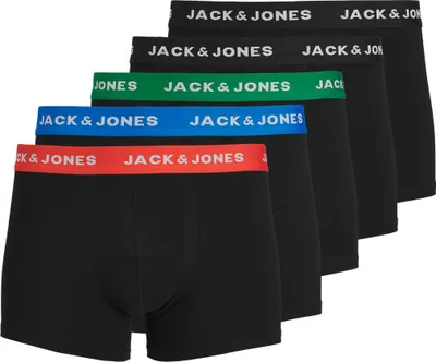 Produktbild von Jack & Jones Boxershort Herren JACHUEY TRUNKS 5 PACK NOOS multicolor XL