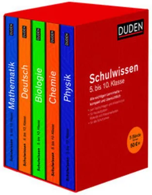 Obrázek produktu pro Duden Schulwissen 5. bis 10. Klasse 5 Bände