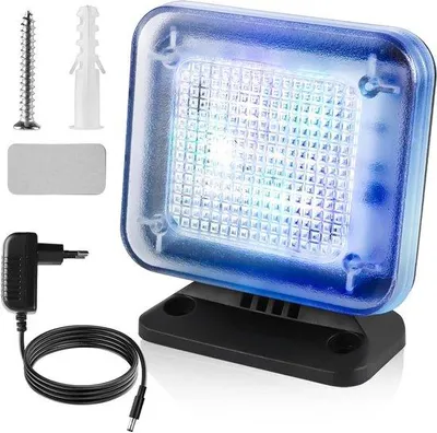Immagine prodotto di Scatola con effetti luminosi a LED - 12 LED con cambio di colore - Nero