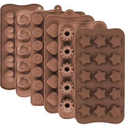 Produktbild von Kuchenform, vielseitige Silikon-Schokoladenform, Liebestier-Backform, DIY-kleine, flexible Form zum Formen von harten oder gummierten Süßigkeiten in verschiedenen Farben