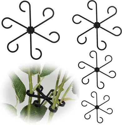 Produktbild von Famanu Pflanzenstützen Ringe – Wiederverwendbare Halter für Blumen und Gemüse