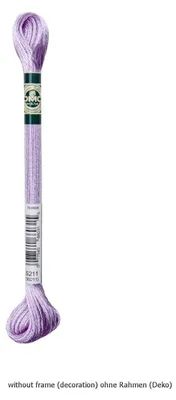 Imagen del producto de DMC Hilo de bordar Mouline Satin 1008f -211, 6 hilos, 8m