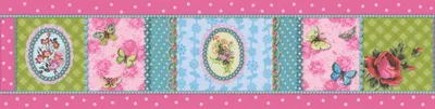 Produktbild von A.S. Création Bordüre be happy, bunt, 5,00 m x 0,13 m, 865717, 8657-17