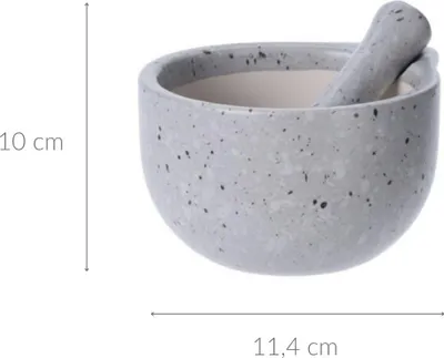 Zdjęcie produktu dla Moździerz kuchenny z tłuczkiem, ceramiczny