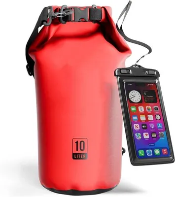 Produktbild von Famanu Wasserdichte Tasche mit Rollverschluss - trockene Kompressionssäcke für Kajak, Strand, Rafting und Bootsgebrauch