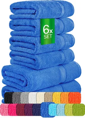 Produktbild von etérea Frottier Handtuch Baumwolle 6 teilige Set