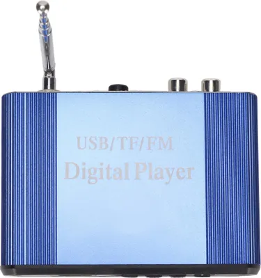 Obrázok produktu pre 3 v 1 výkonový zosilňovač MP3 prehrávač Rádiový výkonový zosilňovač Bezdrôtové Bluetooth 5.0 diaľkové ovládanie Hudobný prehrávač Modrá