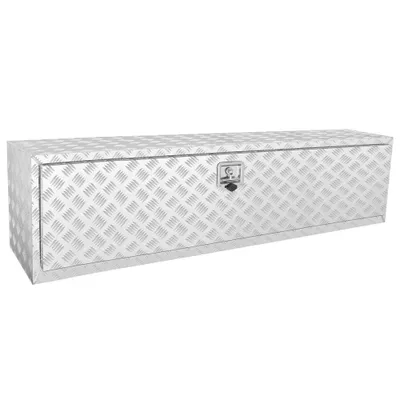 Obrázok produktu pre Skriňa na náradie pre nákladné vozidlá - Hliníkový úložný box pre pick-upy - Vodotesný box na náradie pre prívesy SM® - 1524x430x460 mm - So zámkom a kľúčmi - Pre nákladné vozidlá, dodávky, prívesy atď.