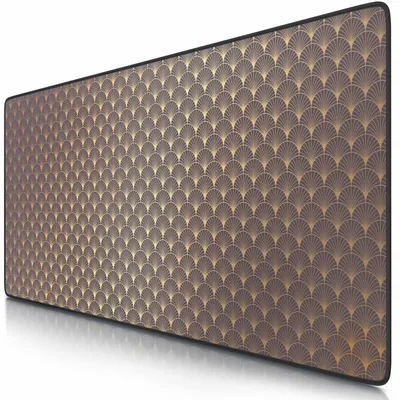 Imagen del producto de Alfombrilla para ratón CSL Gaming, tamaño XXL, 900 x 400 x 3 mm, ideal para escritorio, lavable, base antideslizante, para velocidad y precisión, diseño Art Deco