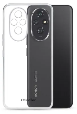 Image de Mobilize Gelly - Coque transparente pour Honor 200 - Coque arrière souple en TPU - Transparente