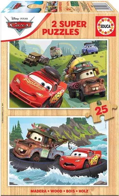 Obrázok produktu pre EDUCA dreven puzzle autka 2x25 dielikov