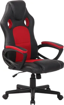 Produktbild von CLP Racing Gaming Bürostuhl Fire höhenverstellbar und drehbar rot