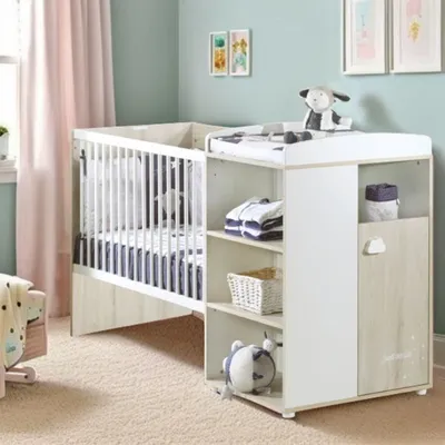 Obrázok produktu pre Kombinovaná detská posteľ Smile Cendré z bukového dreva