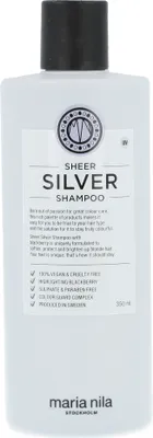 Produktbild von Maria Nila Sheer Silver, 350 ml, Shampoo, Frauen, Glanz, Verstärkung, Flasche, Grapefruit, Jasmin, Orange