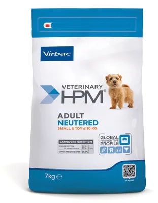 Zdjęcie produktu dla Virbac Adult Neutered Small & Toy Dog 7kg Sucha Karma Weterynaryjna Dla Psów Kastrowanych Małych Ras