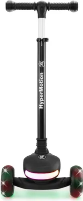 Produktbild von HyperMotion LUMI 3in1 Kinderroller mit LED-Beleuchtung, Sitz höhenverstellbar, klappbar, PolyurethanRäder, T-Bar Lenker, bis 50 kg, für Kinder ab 1 Jahr