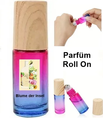 Produktbild von GKA Parfüm Roll-On gefüllt mit reinem Parfümöl Blume der Insel Pazifik Inselblume Parfüm Roller RollOn