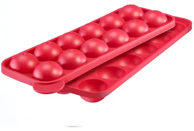 Produktbild von 12er CakePop-Silikonform, Rot