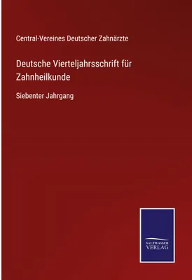 Produktbild von Deutsche Vierteljahrsschrift für Zahnheilkunde