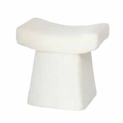 Obrázek produktu pro Taburet LIDAL s plyšovým čalouněním, výška 45 cm