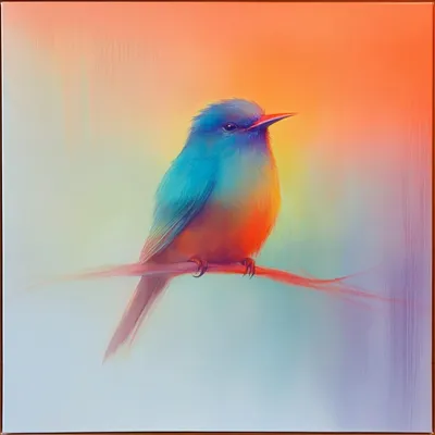 Produktbild von Leinwand Bilder auf Keilrahmen - Pastell Abstrakt LEICHTIGKEIT DES MORGENS - moderne Wanddeko für Wohnzimmer, Wandbild Kunstdruck Schlafzimmer | Alivia Arts