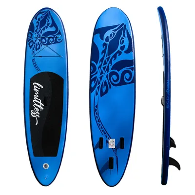 Produktbild von Paddelboard Paddling aufblasbar 308cm Surfboard Stand Up Paddle SUP Board Blaues Komplettset