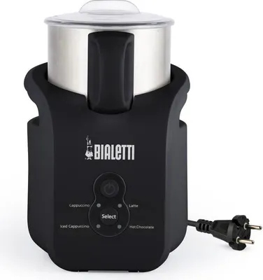 Obrázok produktu pre Bialetti 0004436, Automatic milk frother/warmer, Čierna, Kov, 150 ml, 300 ml, Horúci a studený