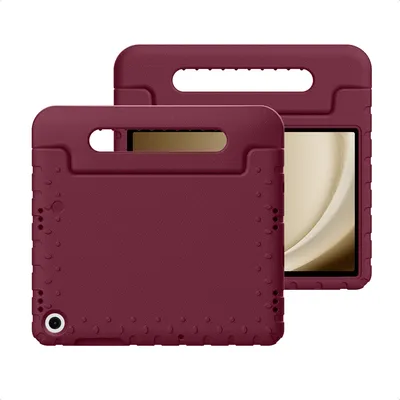 Produktbild von imoshion Schutzhülle mit Handgriff kindersicher Samsung Galaxy Tab A11 Plus / A9 Plus - Velvet Plum