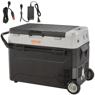 Image de VEVOR Glacière 38 L 12 / 24 V Réfrigérateur portable, Glacière électrique Petit congélateur -20 ~ 10 ℃, Glacière électrique à compresseur 820 x 470 x 440 mm pour voiture, camping, camion, bateau, etc.