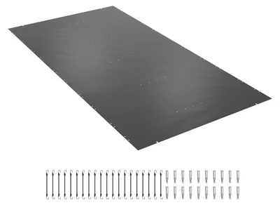 Produktbild von Schwimmbadabdeckung - Schwimmbadplane - Schwimmbadabdeckung - Sicherheit für Schwimmbäder - PVC-Abdeckplane - 3,5 x 6 Meter