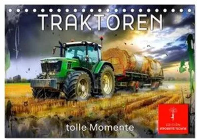 Produktbild von Traktoren - tolle Momente (Tischkalender 2026 DIN A5 quer), CALVENDO Monatskalender