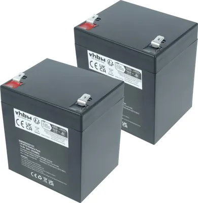 Produktbild von vhbw 2x Akku kompatibel mit LD Systems Road Buddy 10, Roadman 102 Lautsprecher Boxen Speaker (6 Ah, 12,8 V, LiFePO4)