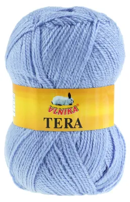 100g Strickgarn TERA Uni Strickwolle flieder