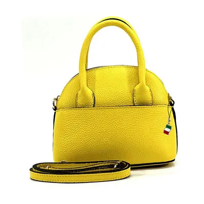 Image de Sac Florence en cuir jaune D2OTF814Y