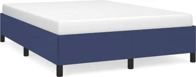 Obrázek produktu pro vidaXL Rám postele bez matrace Modrá 140x190 cm látka