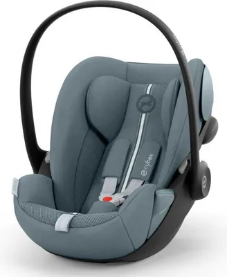A studio shot of a Cybex baby car seat.