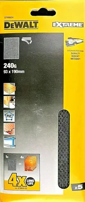 Produktbild von DEWALT Schleifgitter 93x190mm K80 5Stk