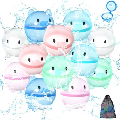Immagine prodotto di Omgoods - Palloncini d'acqua riutilizzabili per bambini, per divertimento estivo