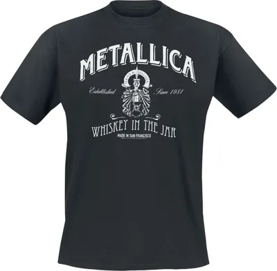Produktbild von Metallica T-Shirt Herren Whiskey In the Jar schwarz L