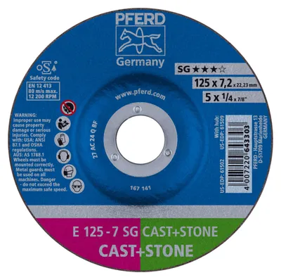 Produktbild von PFERD Grinding wheels SG CAST+STONE, 2 Stück(e)
