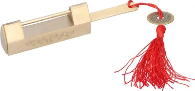 Obrázek produktu pro 4.rozteč 4 cm Mini vintage visací zámek Vyřezávaná šperkovnice s klíčem