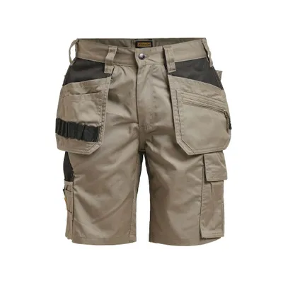 Produktbild von Jobman kurze Arbeitshose 2722 Khaki/Schwarz Größe 46